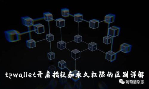 tpwallet开启指纹和永久权限的区别详解